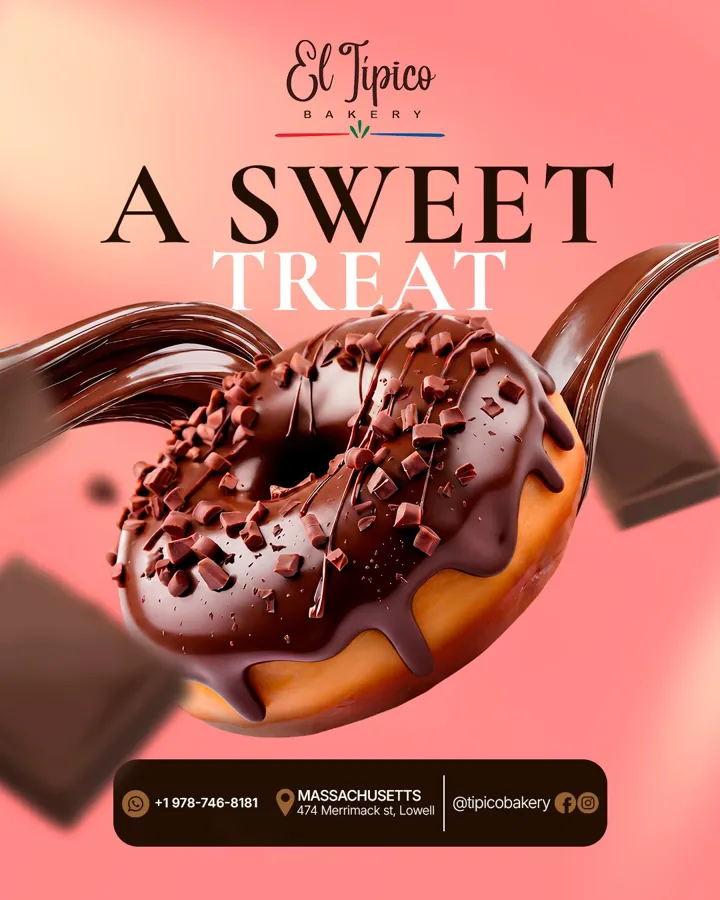 A sweet treat — dona de chocolate